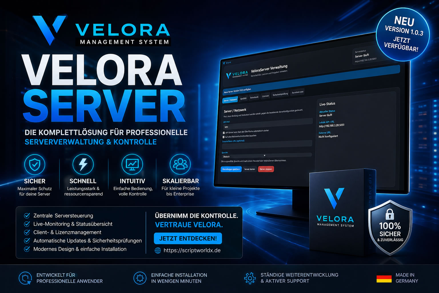 Velora API Server (Core)