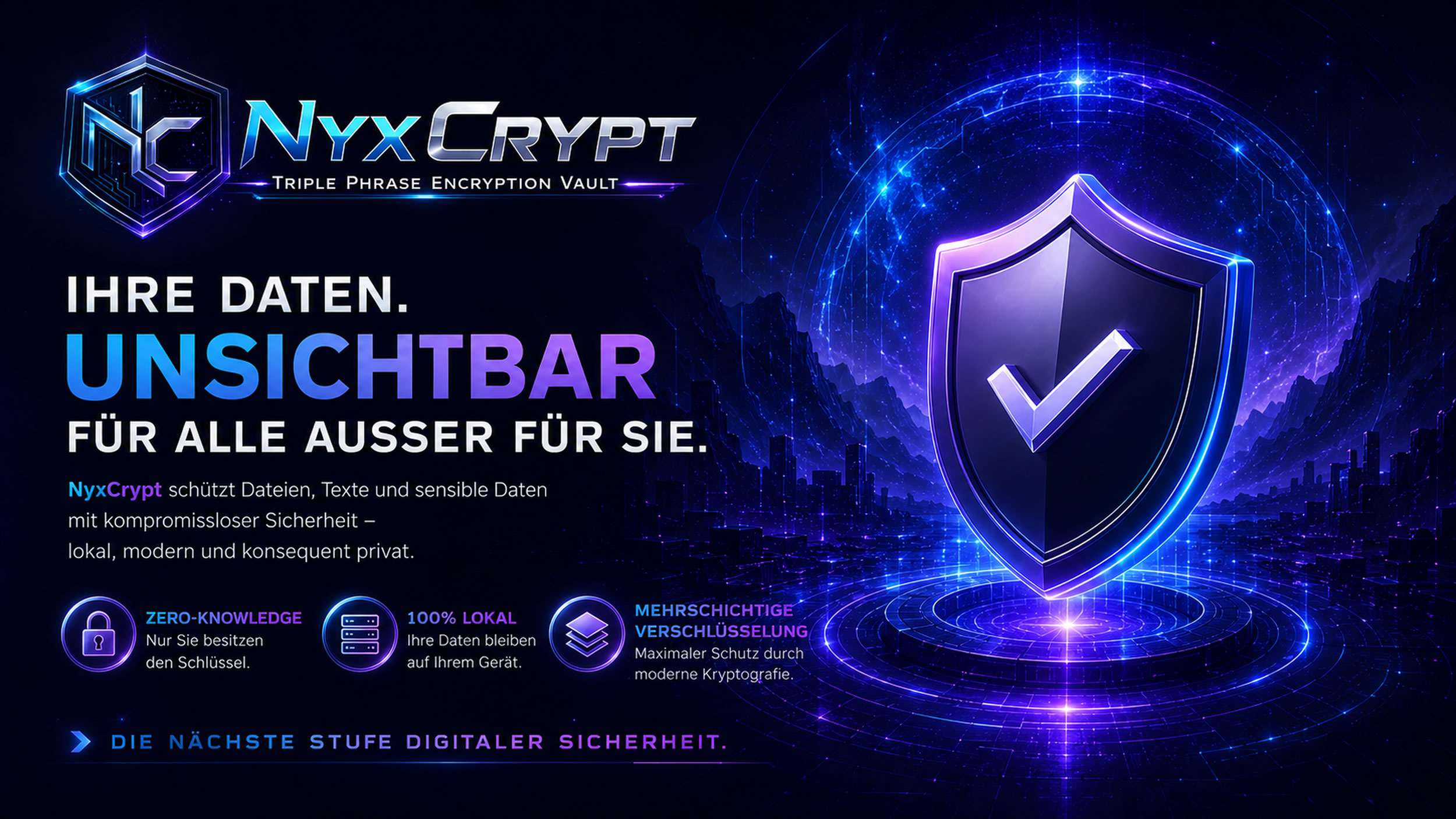 NyxCrypt Sicherheitssoftware