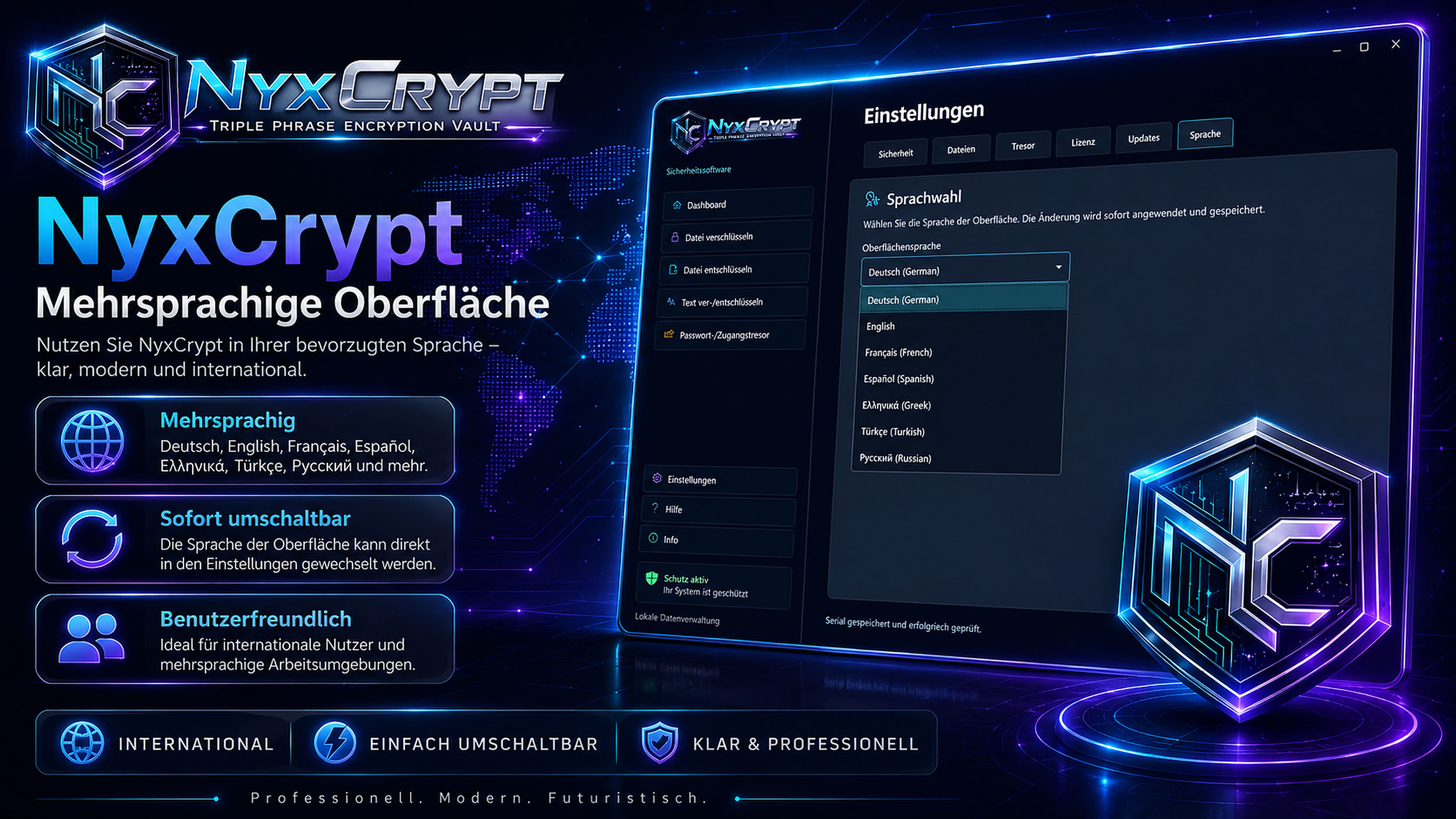 NyxCrypt Sicherheitssoftware