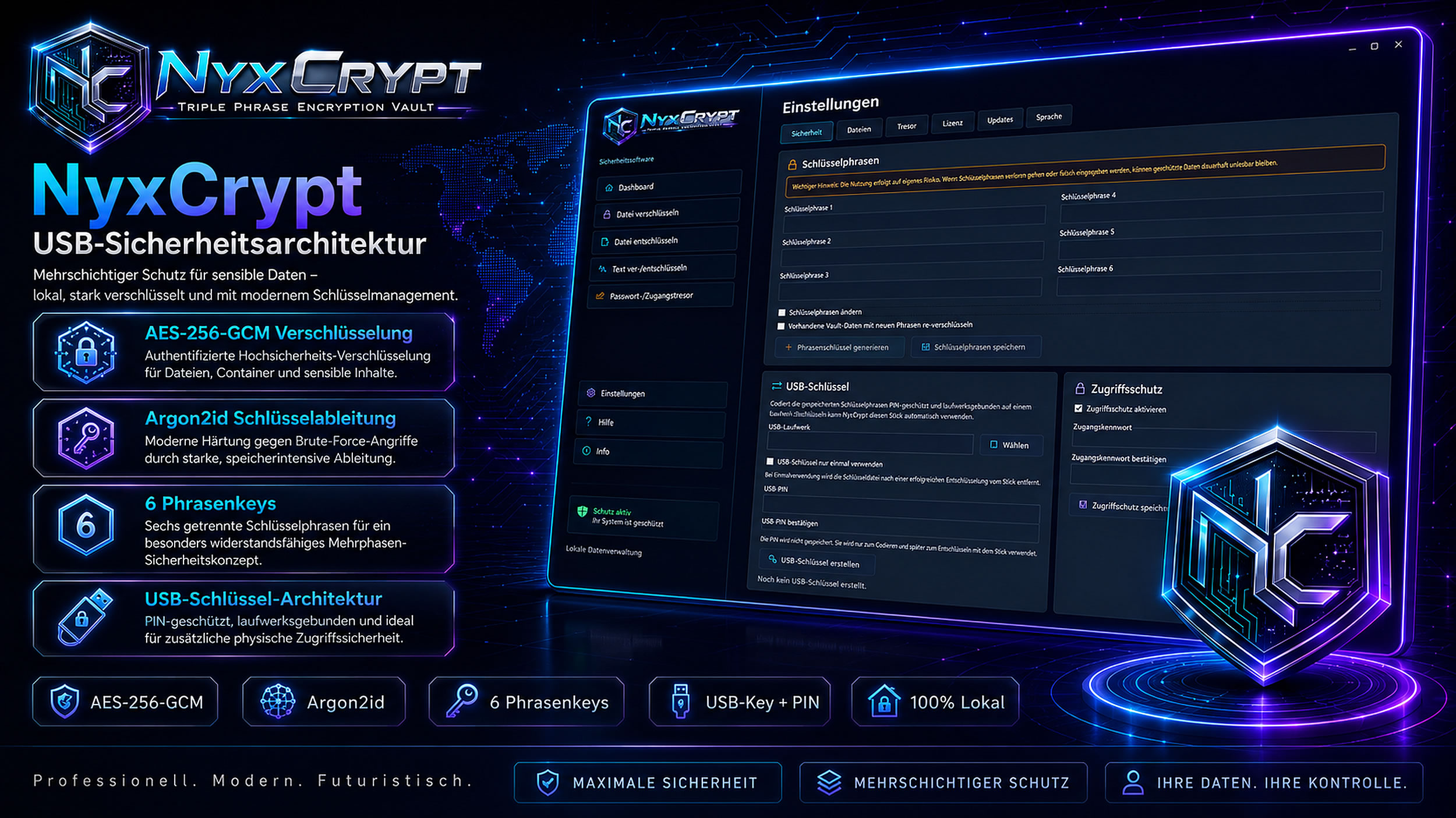NyxCrypt Sicherheitssoftware