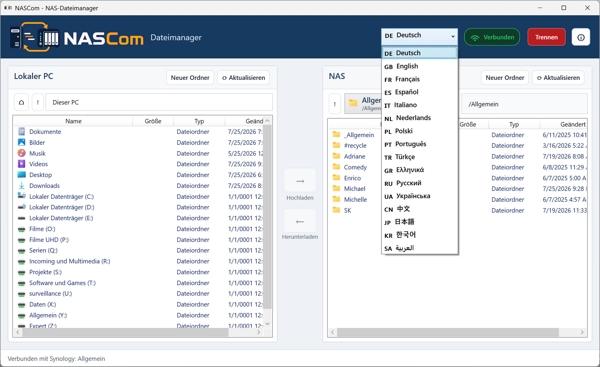 NASCom Manager